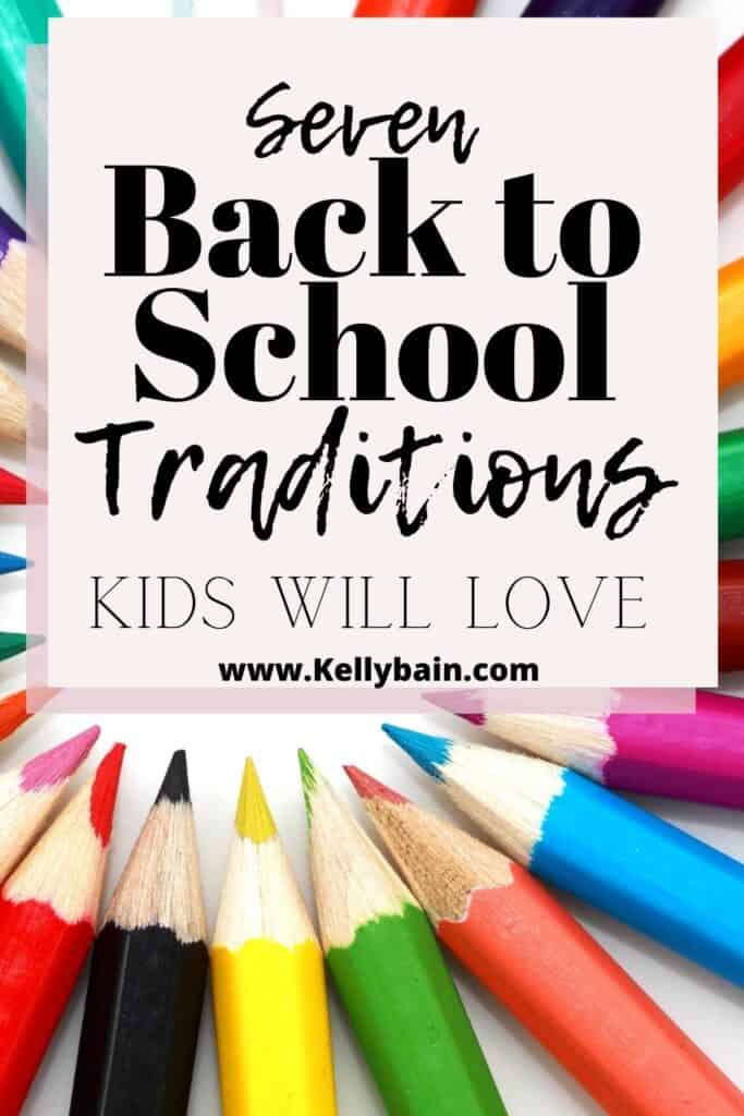 Back to school traditions 