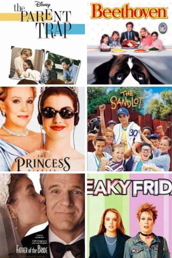 90's Family Movie Night List