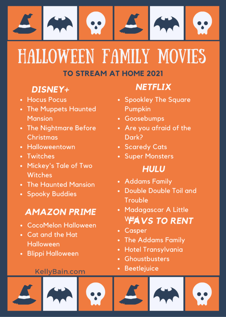 Kids  and family halloween movies to stream